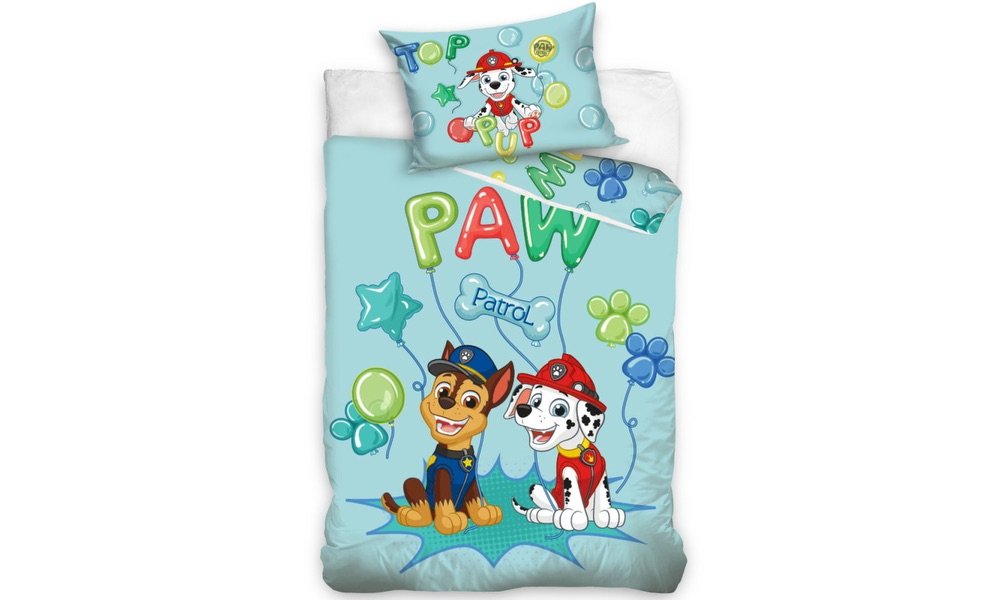 Paw Patrol Vaikiškas patalynės komplektas Chase and Marshall 2