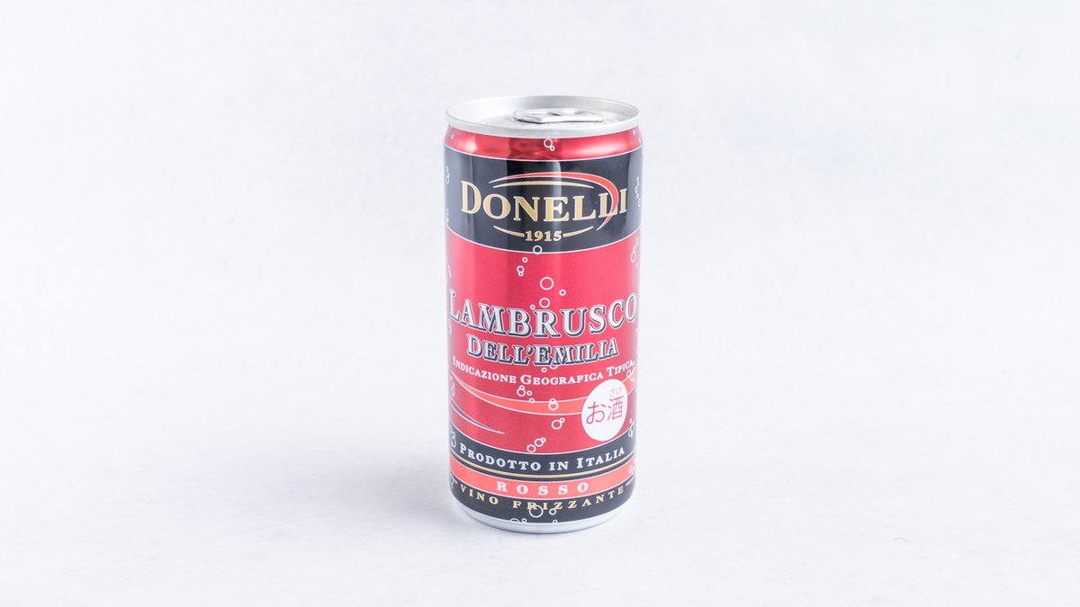 ランブルスコ(赤スパークリングワイン)250ml 缶 – 5 JPY