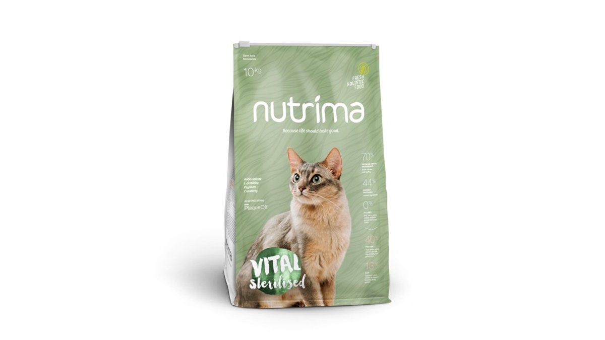 Nutrima Cat Vital Sterilised 10kg – Musti ja Mirri Munkkivuori
