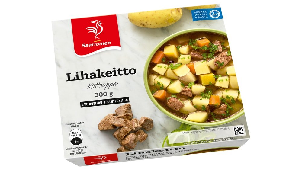 Saarioinen Klassikkokeitto lihakeitto 300 g – K-Market Laurinkatu – Wolt