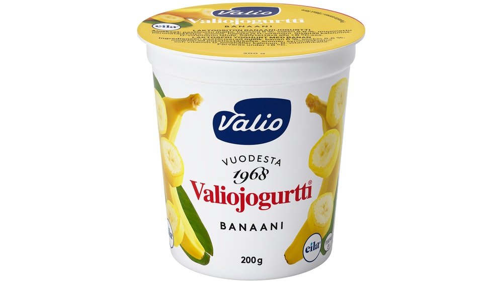 Valiojogurtti 200g banaani laktoositon – K-Market Pacius