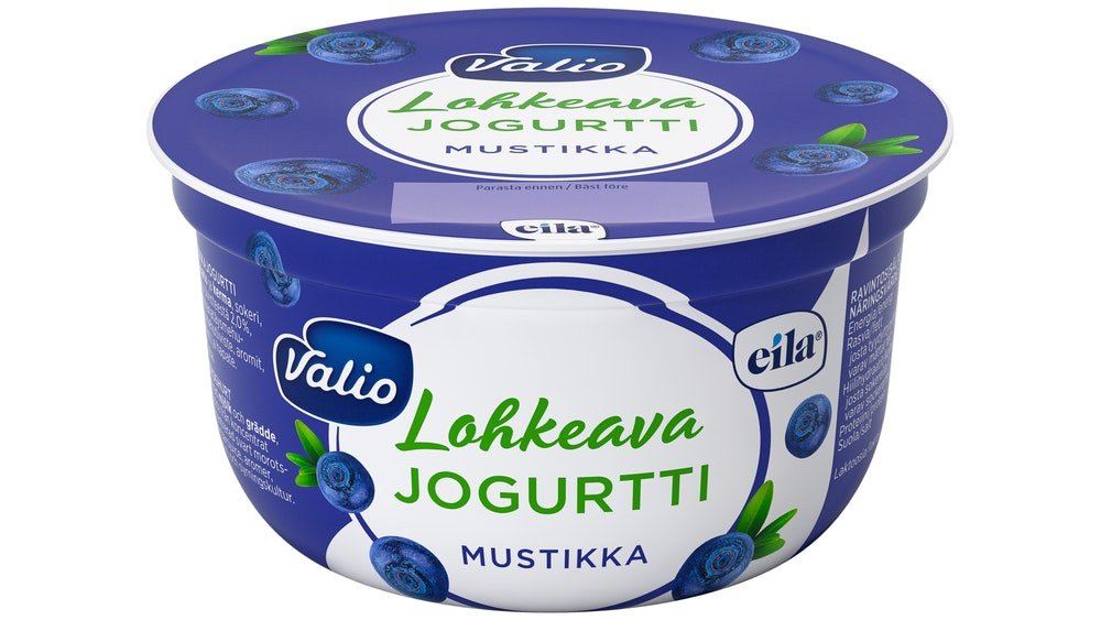 Valio lohkeava jogurtti 150g mustikka laktoositon – K-Market Lamminpää