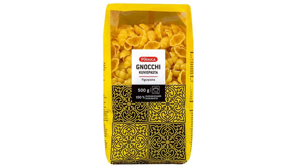 Pirkka gnocchi kuviopasta 500g – K-Market Satama