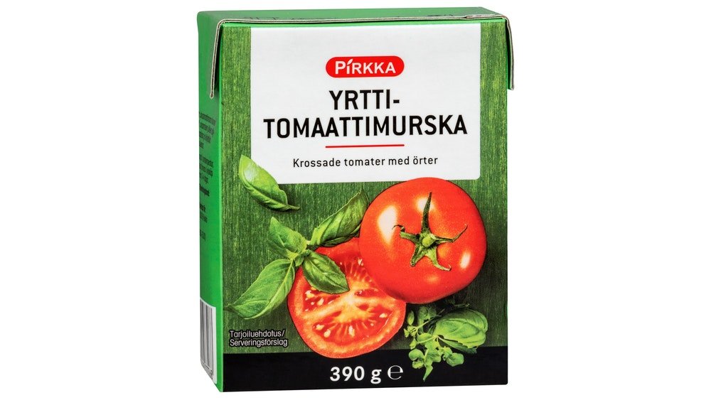 Pirkka yrttitomaattimurska 390g – K-Market LinnanHerkku