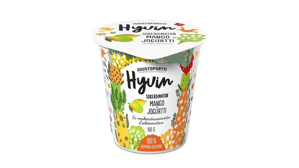 Juustoportti Hyvin sokeroimaton jogurtti 150 g mango laktoositon – K-Market  Ruusu