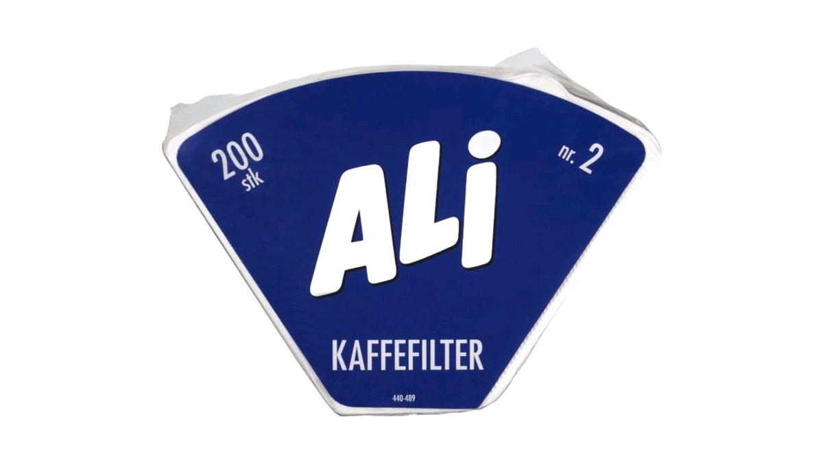 Kaffefilter Nr.2 200stk - Ali