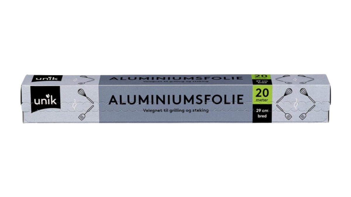 Aluminiumsfolie 20m 136g - Unik