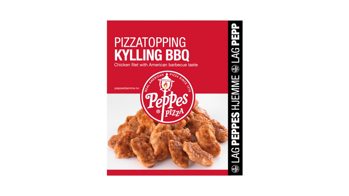 Kyllingstrimler BBQ 100g - Peppes