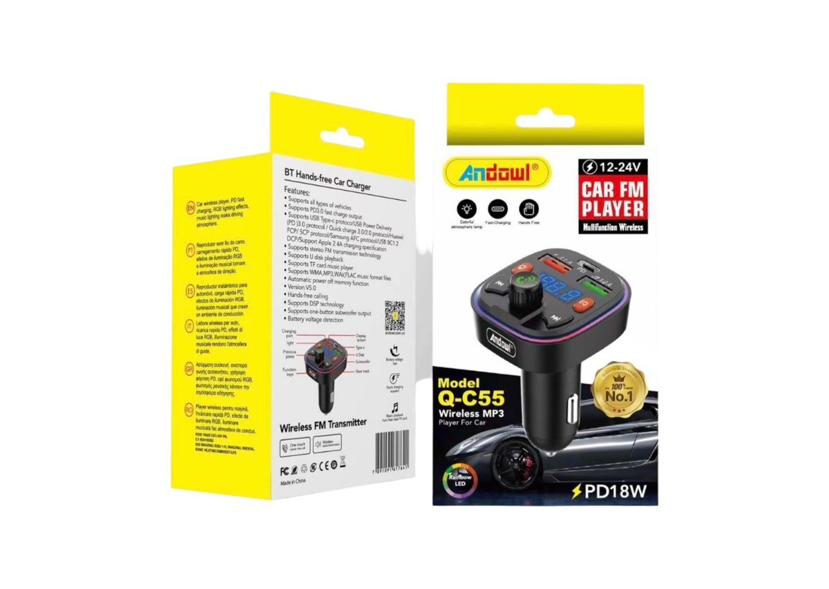 Car Mp3 Player Andowl 18W