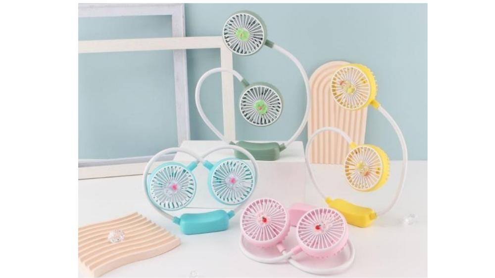 Double Neck Fan Pink
