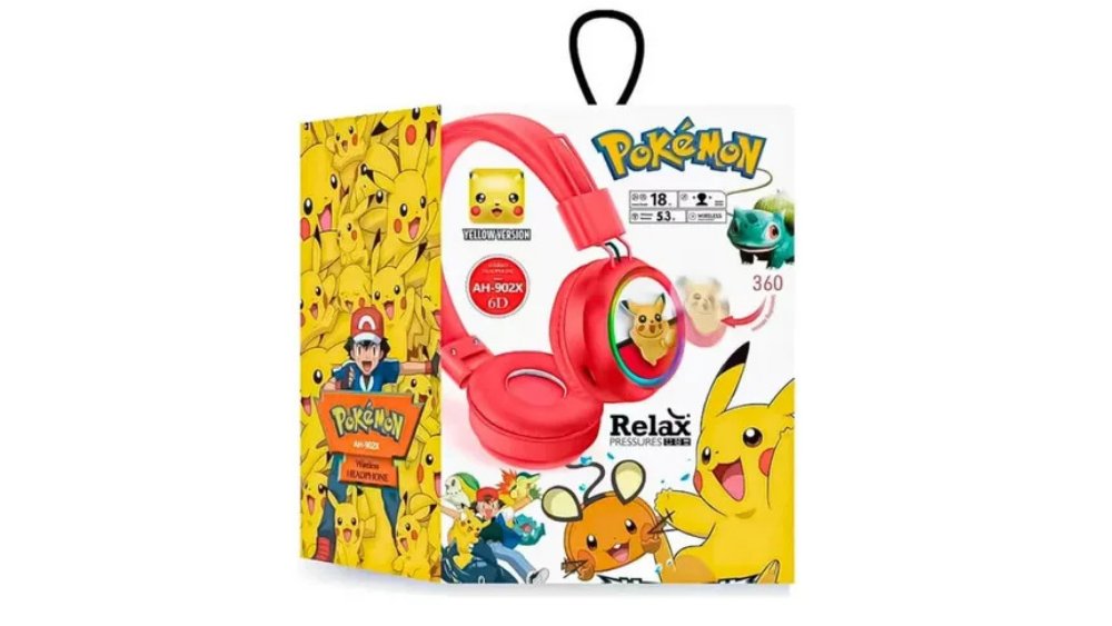 Pikachu bluetooth headset