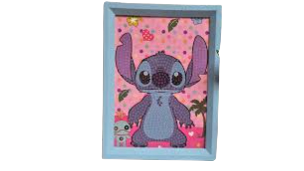 Stitch diamond dotz blue standing stitch18,5cm x 13,5cm