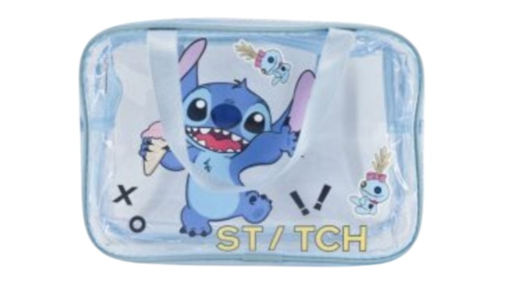 Stitch Transparent Cosmetic Bag