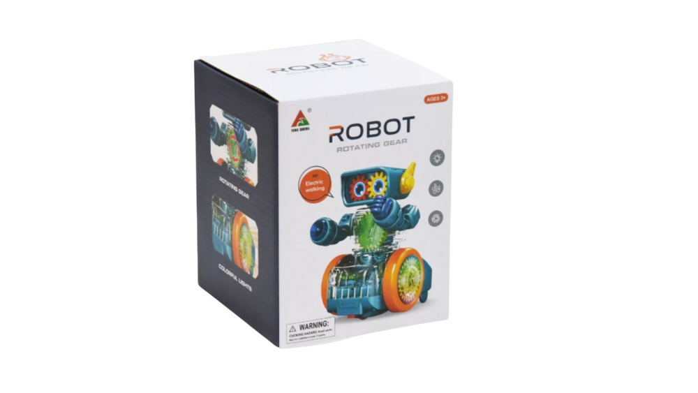 Music rotating robot