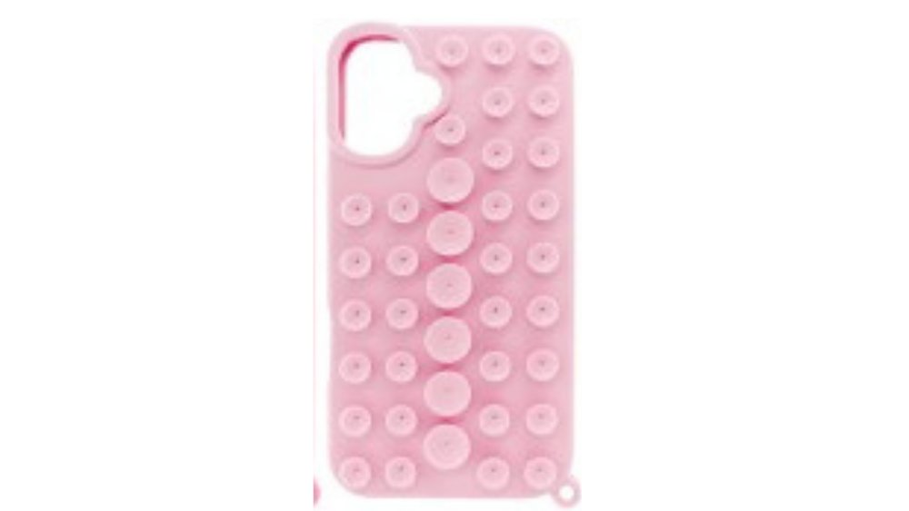 Light pink Suction cup soft cover case 13