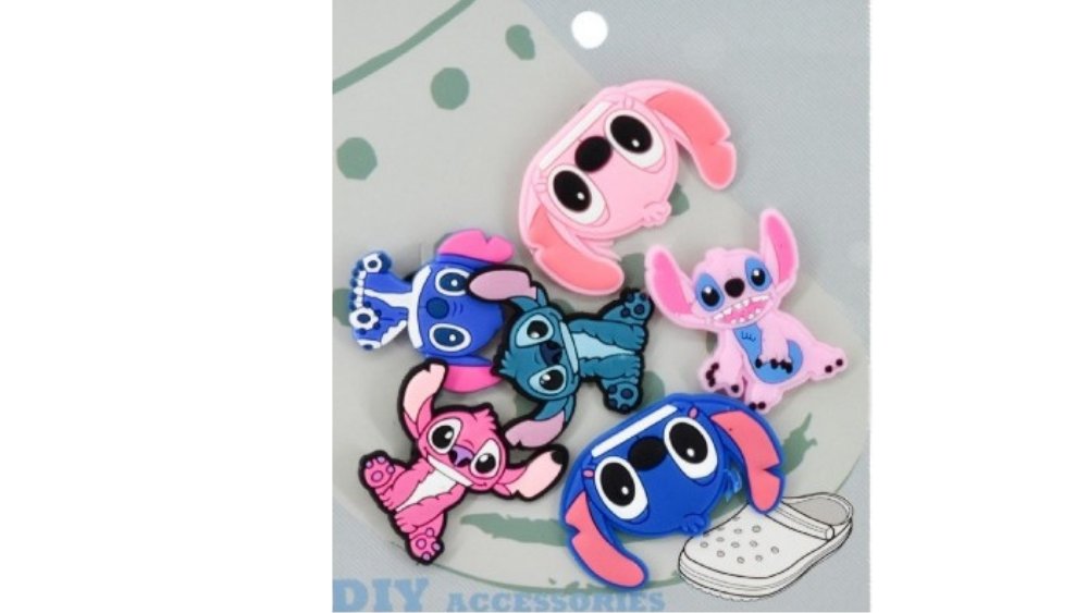 Stitch shoe charms