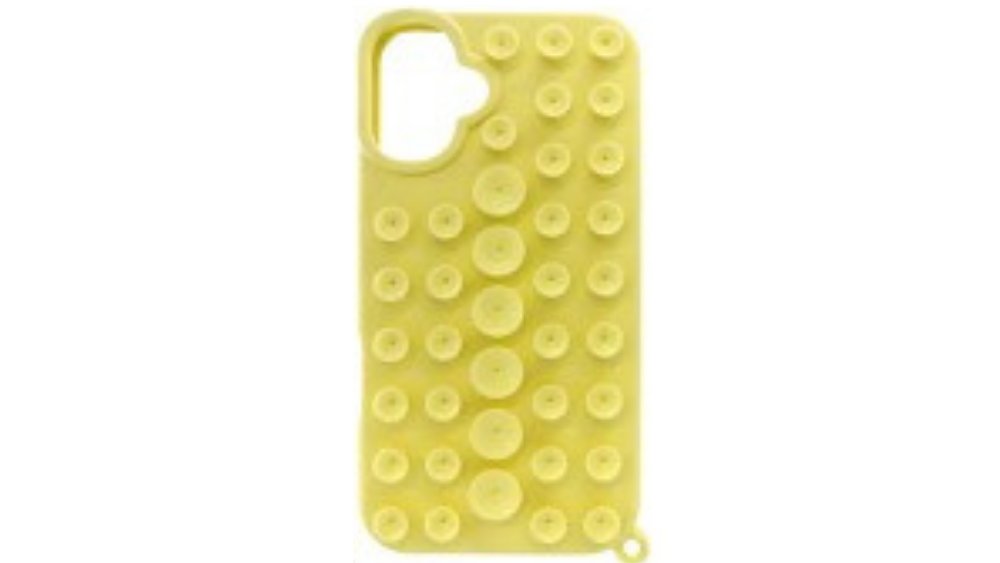 Yellow Suction cup soft cover case 14promax