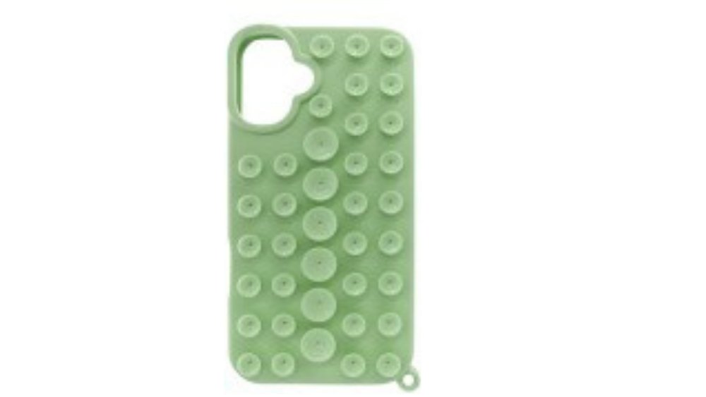 Green Suction cup soft cover case 13