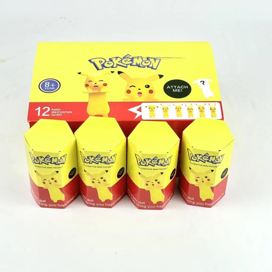 Pikachu Attached me on phone blind box⁹