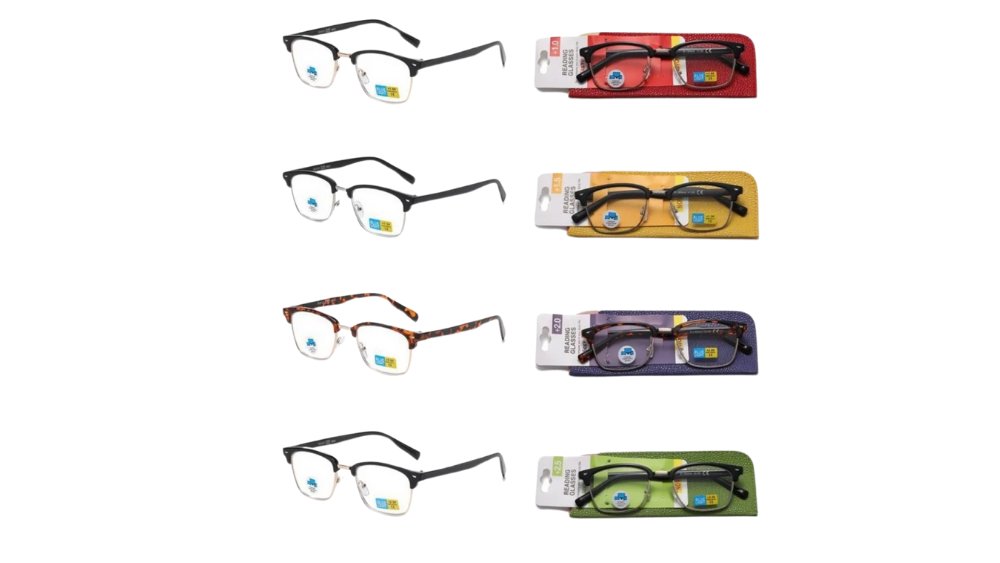 Reading Glasses Black upper part +3