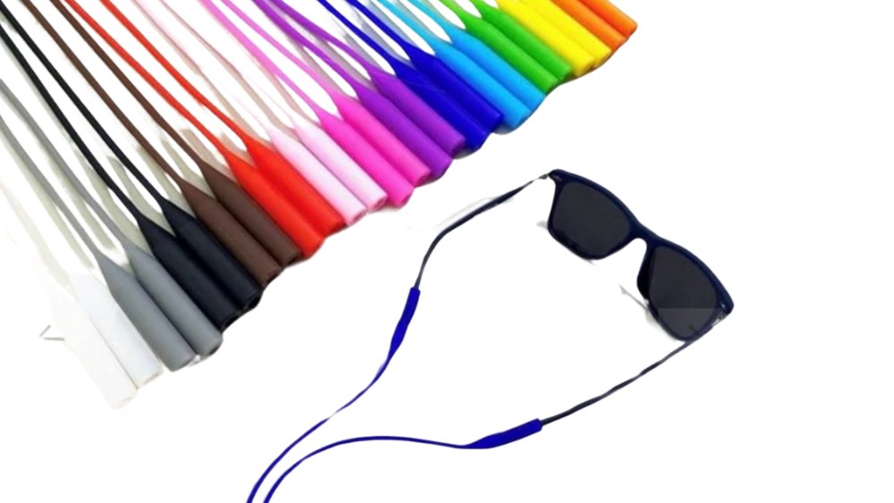 Glasses silicone cord black