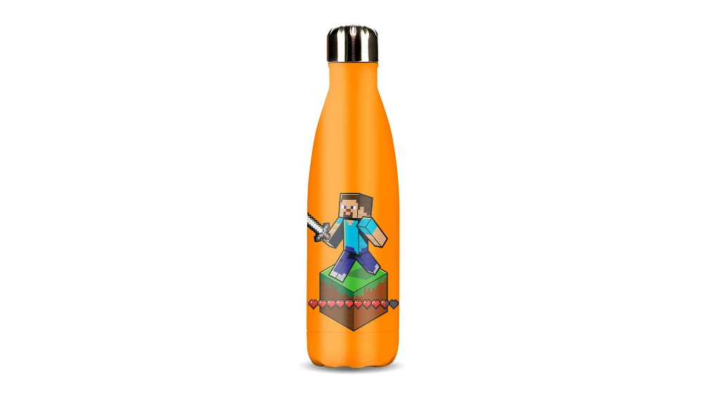 Minecraft water bottle 600ml